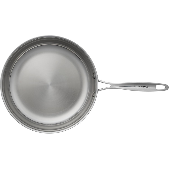 SCANPAN Fusion 5 сковорода з нержавіючої сталі 24 см | Індукційна, для всіх плит, з антипригарним покриттям, для духовки