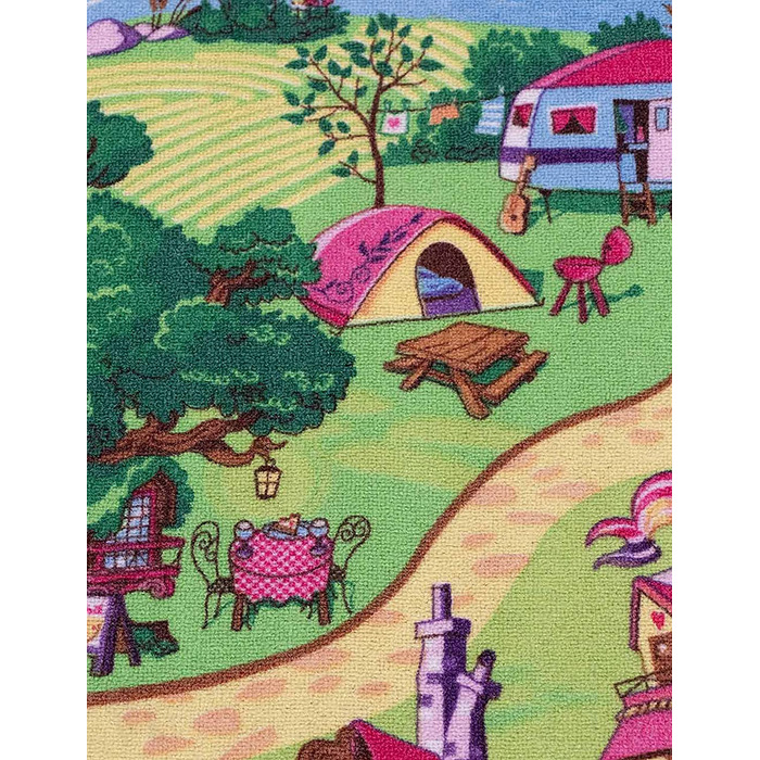 Килимок для ігор Primaflor з дорожнім покриттям-міцний дитячий килим-високоякісний килимок для дитячої кімнати-Килимок для ігор для хлопчиків і дівчаток-Candy Town - 140x200 см 140 х 200 см