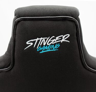 Ігровий крісло Woxter Stinger Station Alien Titanium з металевим каркасом та регулюванням висоти, дихаючий матеріал, ергономічний дизайн, підлокітники