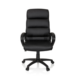Офісне крісло / крісло керівника FUTURA 100 штучна шкіра чорний hjh OFFICE