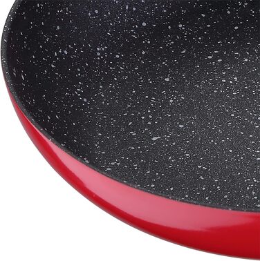 Колекція Red & Marble, набір з 3 сковорідок 16, 20 і 24 см і кухонного приладдя, антипригарне, з кованого алюмінію з ергономічною ручкою, без PFOA