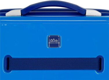 Дитячі валізи Disney Cars Good Mood, різнокольорові, 50x38x20 см, з жорстким корпусом, з АБС-замком, 34 л, 2,1 кг, 4 колеса, ручна поклажа, (синя, що настроюється сумка для туалетного приладдя)