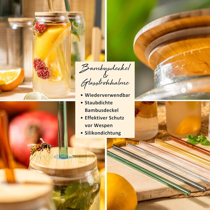 Скляна графиня SÄNGER London 1.15 л сірого кольору з ручкою, для води та крижаного чаю, миється в посудомийній машині