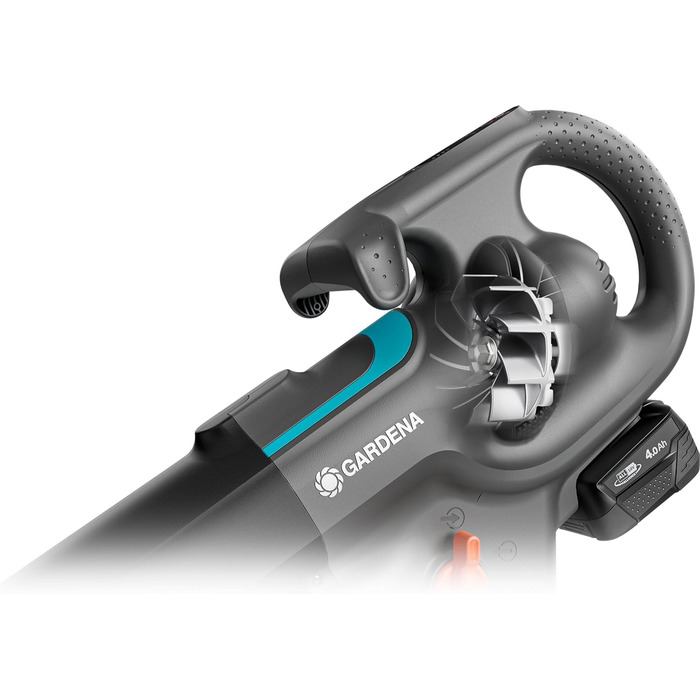 Пилосос-подрібнювач листя Gardena PowerJetCollect з потужним всмоктуванням та металевим ротором
