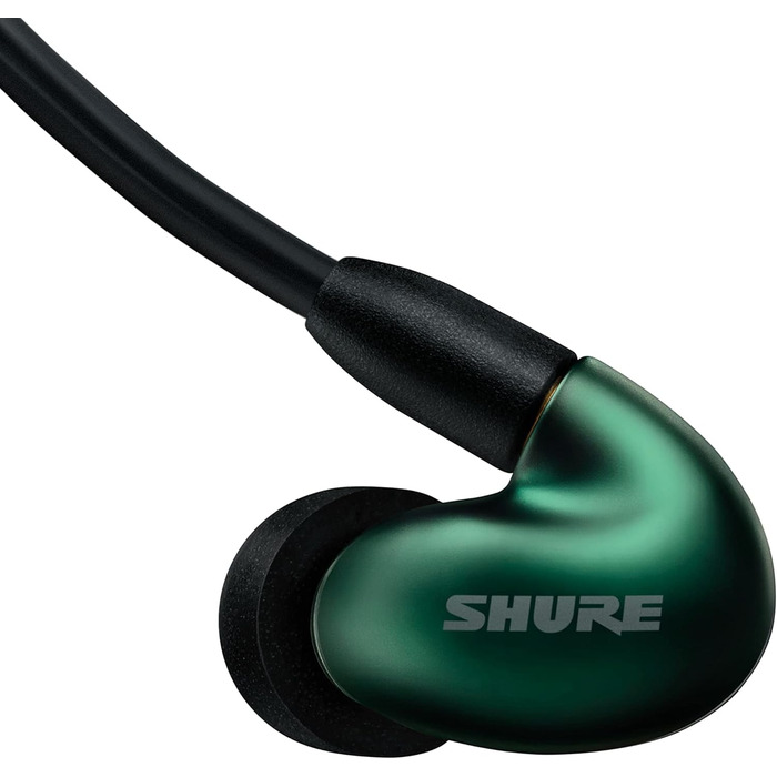 Навушники Shure SE846, чотири динаміки, настроювана частотна характеристика, знімний кабель, зелений нефрит Gen 2