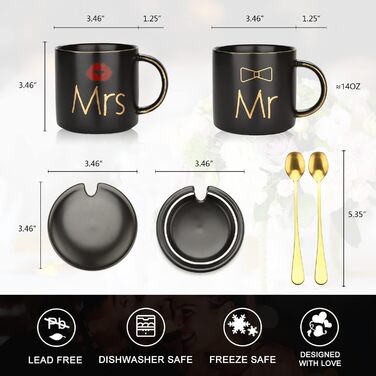 Керамічні чашки для пари 