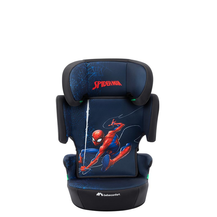 Автокрісло Bebeconfort Marvel Hera i-Safe Spiderman для дітей 3-12 років (100-150 см), з підголівником, складне, кріплення ременями