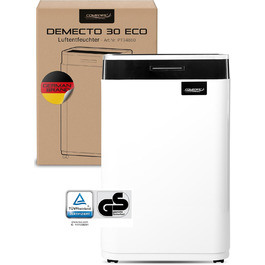 Вологопоглинач повітря Comedes Demecto 30 Eco – будівельний осушувач для дому та підвалу (25 л/24 год)