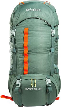 Трекінговий рюкзак Tatonka Yukon JR 32 - Туристичний рюкзак для підлітків - З регульованою системою спинки - Виготовлений з перероблених матеріалів - 32 iter Voumen (L, Sage Green)