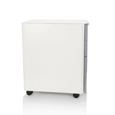 Модельний рол-контейнер COLOR I (білий / сірий метал) від hjh OFFICE