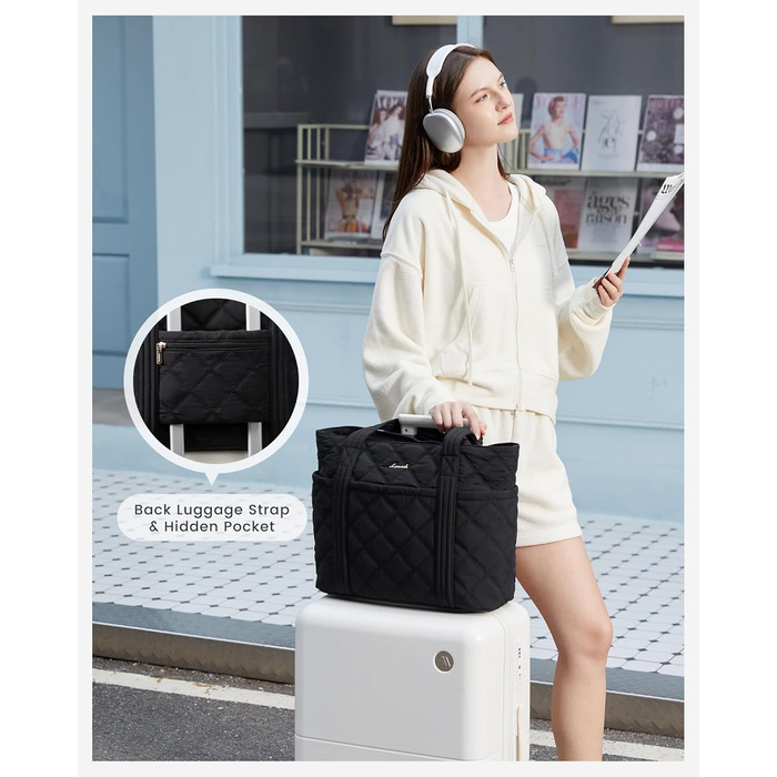 LOVEVOOK Сумка-шоппер для жінок, містка сумка-тоут, 15.6