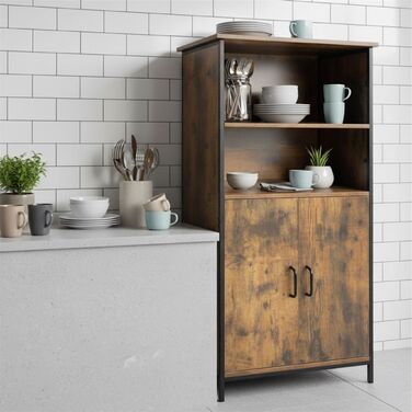 Шафа Relaxdays металева, 124x60x35 см