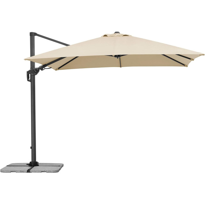 Парасолька від сонця Schneider RHODOS TWIST, 300 x 300 см, антрацит, модель 2024