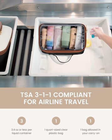 LOVEVOOK Рюкзак для ручної поклажі, 40L, для подорожей, з відділенням для ноутбука, водонепроникний, чорно-бежево-коричневий