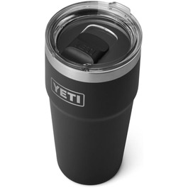 Термос YETI Rambler з кришкою MagSlider, чорний, 20oz (591ml)