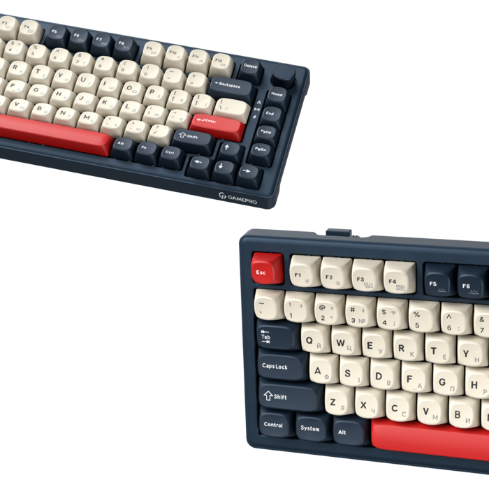 Бездротова механічна клавіатура GamePro Asgard Yord (MK266BL)