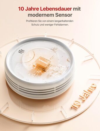 X-Sense Детектор диму розумний Wi-Fi з магнітною кріпленням, мережевий, з базою SBS50, функція App, сумісний з Home Assistant, змінна батарея, XS0D-MR61 (1 шт.)