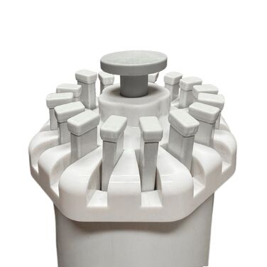 Клямка для одягу Relaxdays з 16 перекладинами