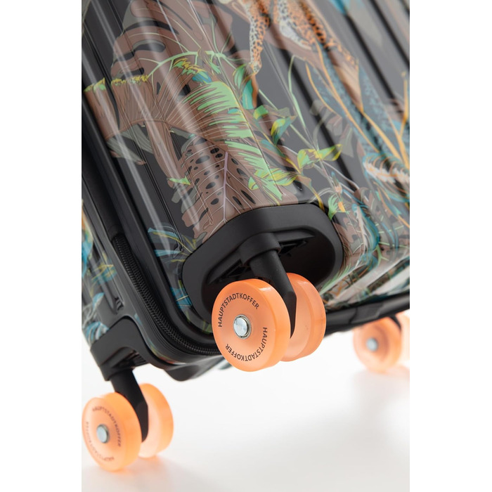 Набір валіз Hauptstadtkoffer Q-Damm (S & L) з TSA, Leopard, 78 см