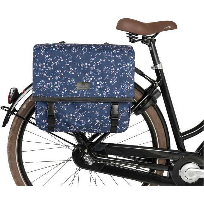 FAST RIDER Fastrider Nara Double Pannier Trend MIK (Mini Flower Blue), FAST RIDER Fastrider Nara Double Pannier Trend MIK (Mini Flower Blue)