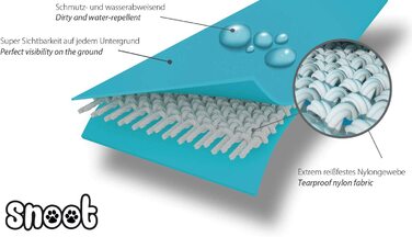 Неоново-Жовтий, дуже міцний, стійкий до плям і води повідець довжиною 10 м, повідець для собак, 1 карабін (15 м, для маленьких собак, Блакитний)