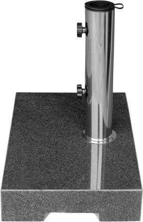 Підставка для парасольки Anndora Granit 25 кг, темно-сіра, для балкона, діаметр стієна до 48 мм