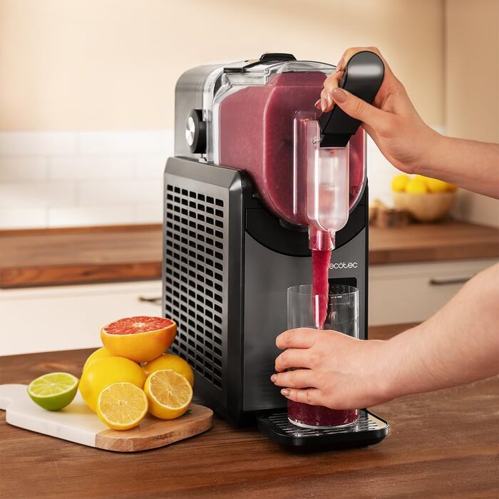 Машина для приготування крижаного напою Cecotec Slush-Eis 2.6L Twist&Ice 2600 з 6 режимами, сенсорне керування