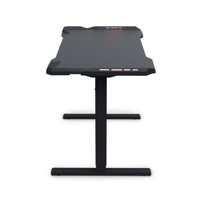 Стіл Mealux PowerDesk Carbon RGB з електрорегулюванням висоти (арт. EVO-201 Carbon / B)