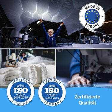 Зимова ковдра 155x220 см Blanco: тепла, дихаюча, для алергіків, 4-сезонна