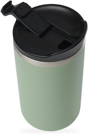 Термокружка QWETCH 350 мл з нержавіючої сталі - для кави та чаю, 6 год гаряча, 12 год холодна, BPA-free, без витоку, багаторазова, для подорожей