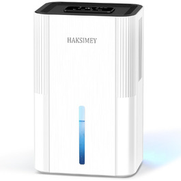 Електричний осушувач повітря 2800 мл з функцією відтавання та таймером, тихий осушувач для дому, підходить для підвалу, ванної кімнати, з 7-кольоровим LED-підсвічуванням та нічним режимом