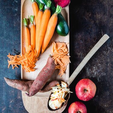 Мікроплан Профі Джулієн - овочевий тертак для картоплі, яблук, моркви, цукіні та червоного капусти (чорний, з нержавіючої сталі)