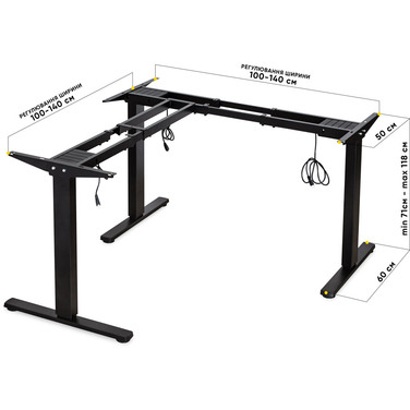 Каркас Mealux Powerframe Trio Black (арт. BS-30 Black)