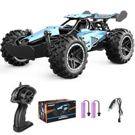 RC Автомобіль Monster Truck 1:18 2.4GHz, позашляховик, швидкість 20+ км/год, водонепроникний, синій