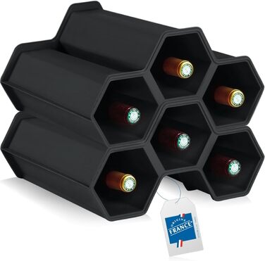 Стійка для вина Stimo на 12 пляшок, пластикова, розширювана, стелаж для напоїв