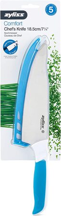 Набір ножів Zyliss Comfort 5-ти предметний з бруском, японська сталь, кольоровий, для кухні, гарантія 5 років
