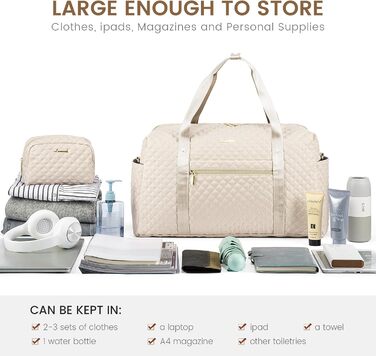 Спортивна сумка LOVEVOOK для жінок з відділенням для ноутбука, 35L - подорожі, спортзал, клініка