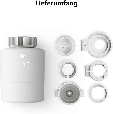 Термостат на радіатор Tado Smart X V3+ з керуванням через додаток (Alexa, Siri, Google Assistant) для економії енергії та опалення - DIY встановлення