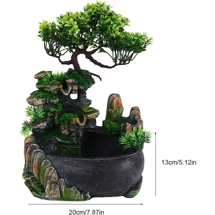 Внутрішній фонтанчик - Розпилювач для зволожувача повітря, десктопний фонтан для декору офісного столу (EU)