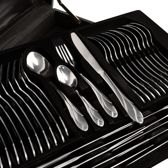 Набір столових приборів Karl Hausmann на 12 осіб (72 шт.) - нержавіюча сталь, для миття в посудомийній машині