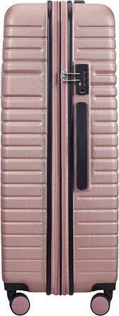 Валіза American Tourister Aero Racer Spinner 68, що розширюється, 75,5 л, Jet Black/Rose Pink