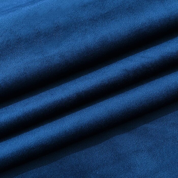 Оксамитові штори MIULEE, 2 шт., непрозорі щільні штори, наскрізні штори, оксамитові щільні штори, розсувні штори для спальні, вітальні (Ш х В) (140 х 260 см, Павиний синій)