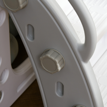 Дитяча гірка 5-в-1 з баскетбольним кільцем та розсувною конструкцією для лазіння, сірого кольору, розміром 70 x 177 x 92 см