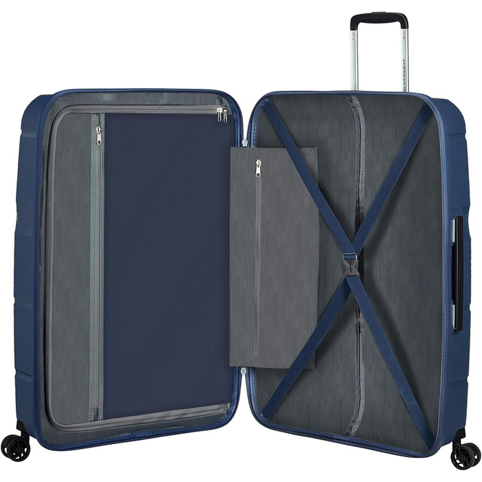 Валіза American Tourister Linex - Spinner M, 66 см, 63 л, (Blue (Deep Navy), L (76 см - 102 л))