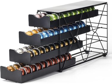 Організатор для капсул Nespresso Vertuo від Bagoo: 4 яруси, для зберігання капсул