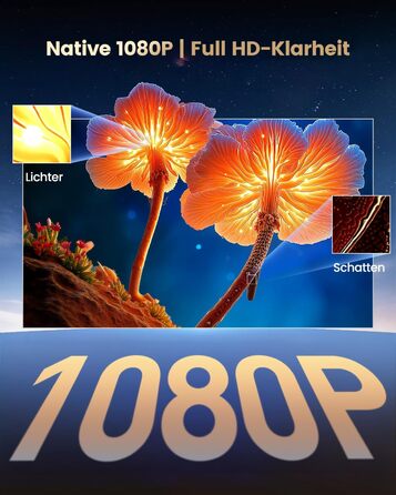 Проектор Mini Beamer 4K Smart з WiFi6, Bluetooth, Dolby Audio, підтримкою Netflix, автофокусом та вертикальною корекцією, сірий