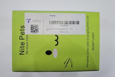 Нічник Tekemai, приліжковий світильник для дітей/дорослих, дитяча кімната, сенсорне та дистанційне керування - собака