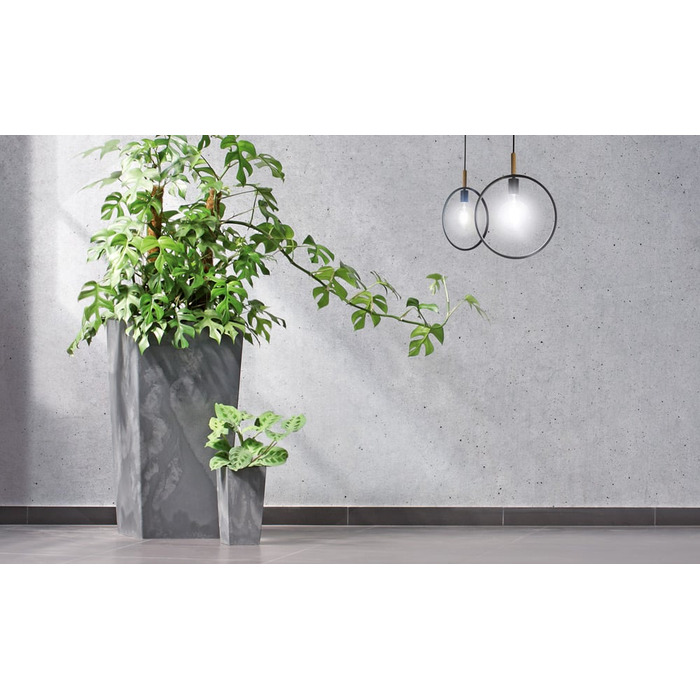 Горщик для квітів Concrete Look Антрацит 91л
