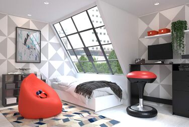 Офісний стілець Topstar Sitness 20 Бордовий