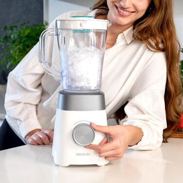 Стаціонарний блендер Cecotec Power Black Titanium 1300Max: 1300 Вт, 2 швидкості, 4 леза з титановою обробкою, 1,5 л, подрібнення льоду